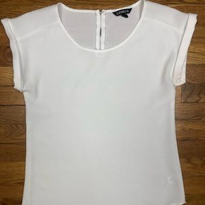Express All White Blouse